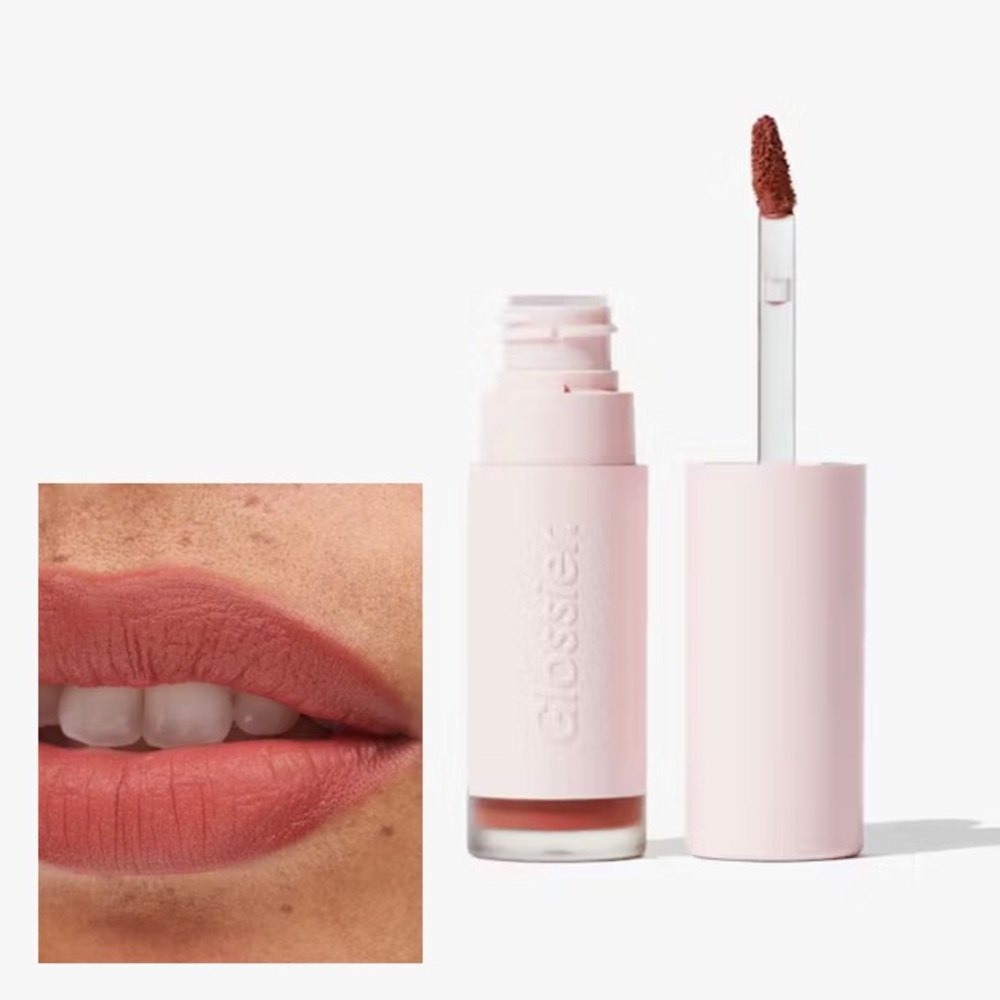 Glossier G Suit Soft Touch Lip Crème Lane Neutral Mauve Brown NIB